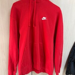Nike Men's Bold Red Pullover Sweater